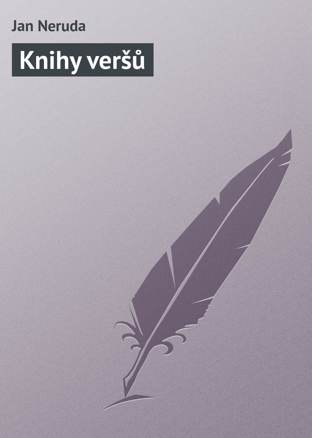 Обложка книги «Knihy veršů»