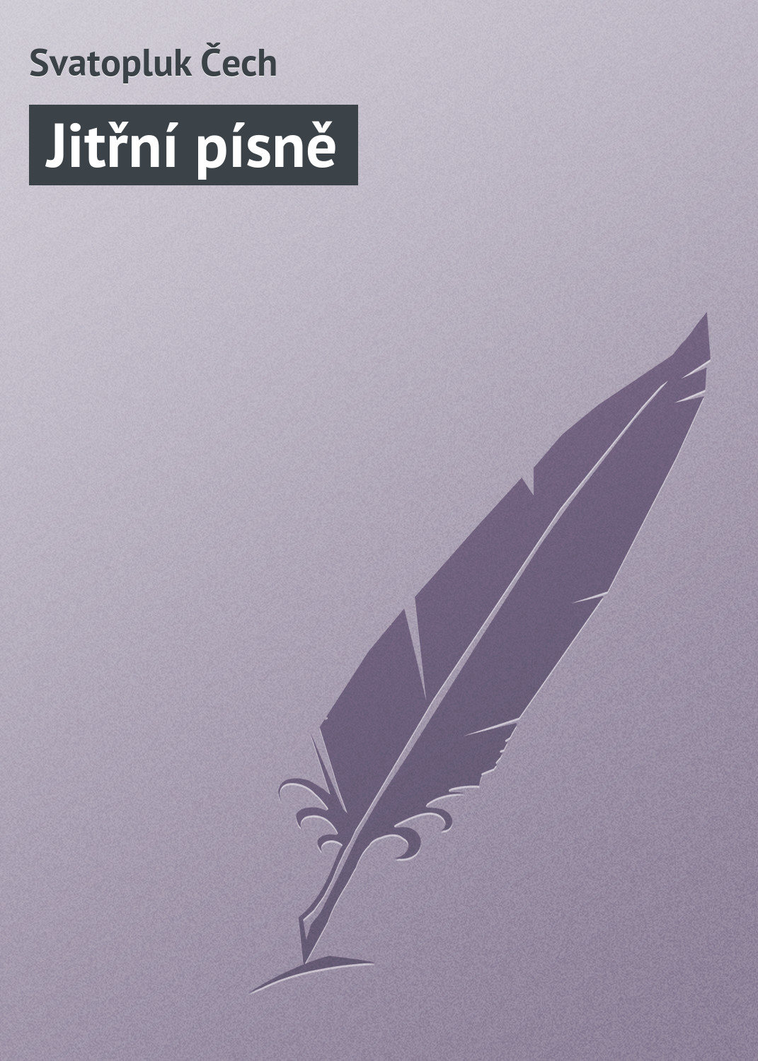 Обложка книги «Jitřní písně»