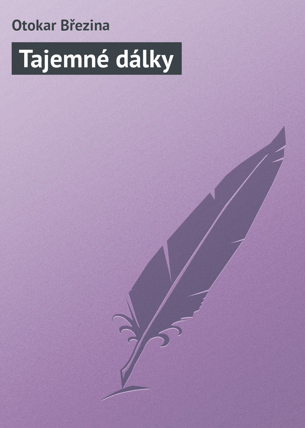 Обложка книги «Tajemné dálky»