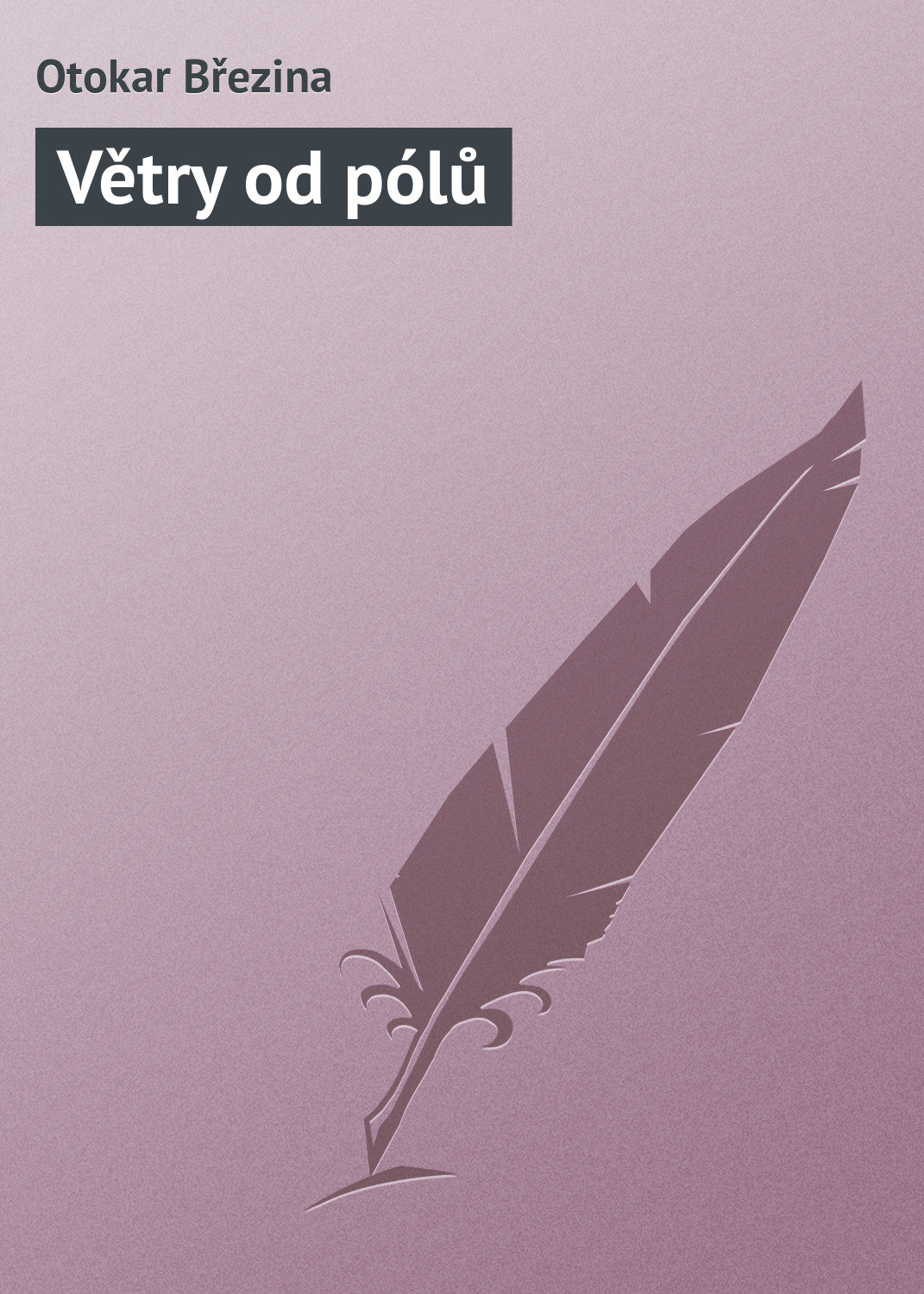Обложка книги «Větry od pólů»