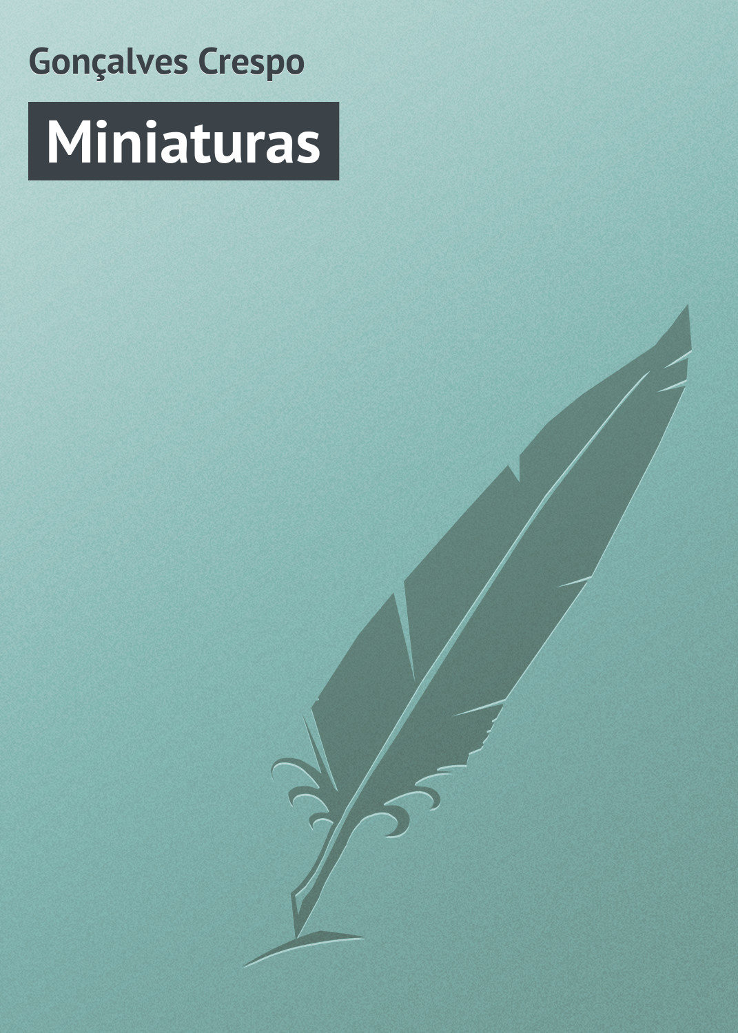 Обложка книги «Miniaturas»