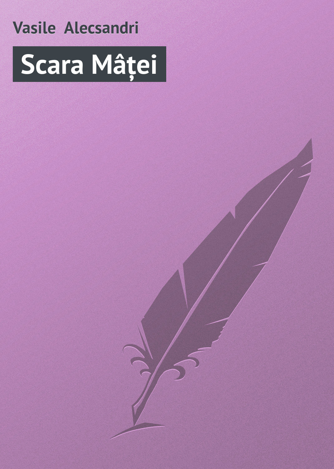Обложка книги «Scara Mâței»