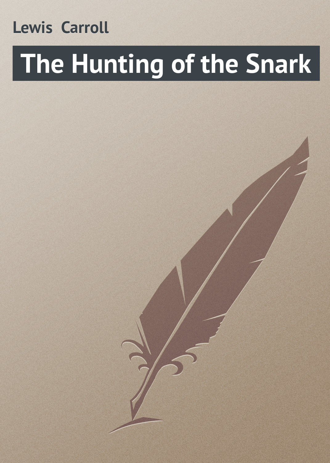 Обложка книги «The Hunting of the Snark»