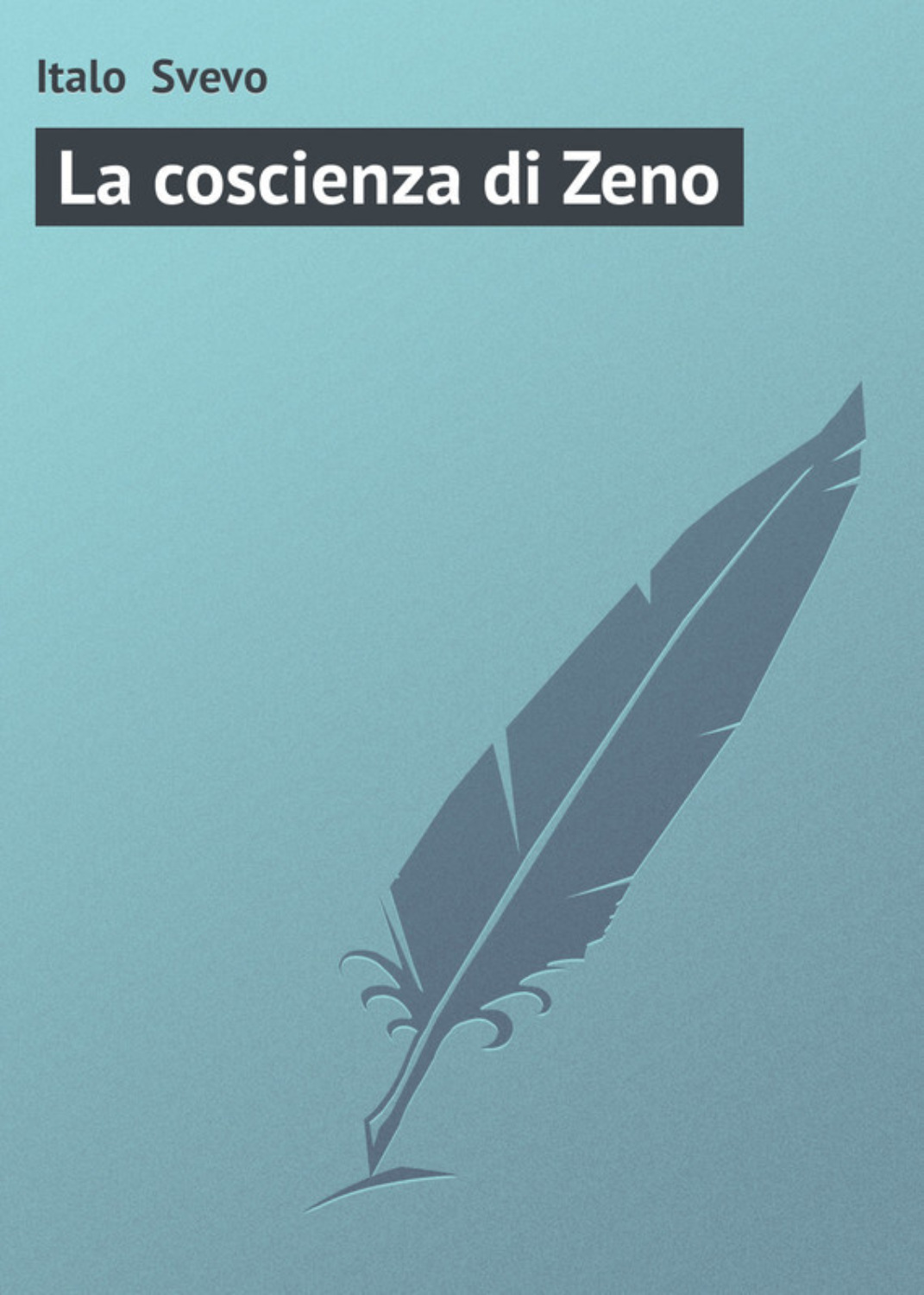 Обложка книги «La coscienza di Zeno»