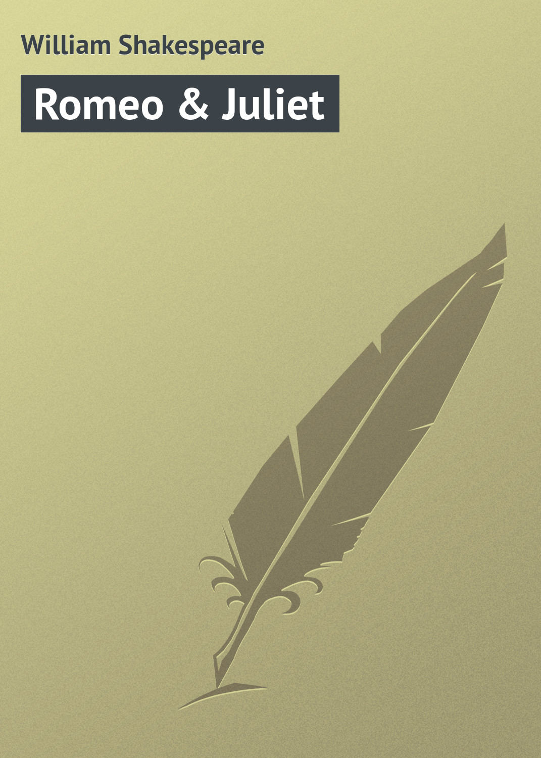 Обложка книги «Romeo & Juliet»