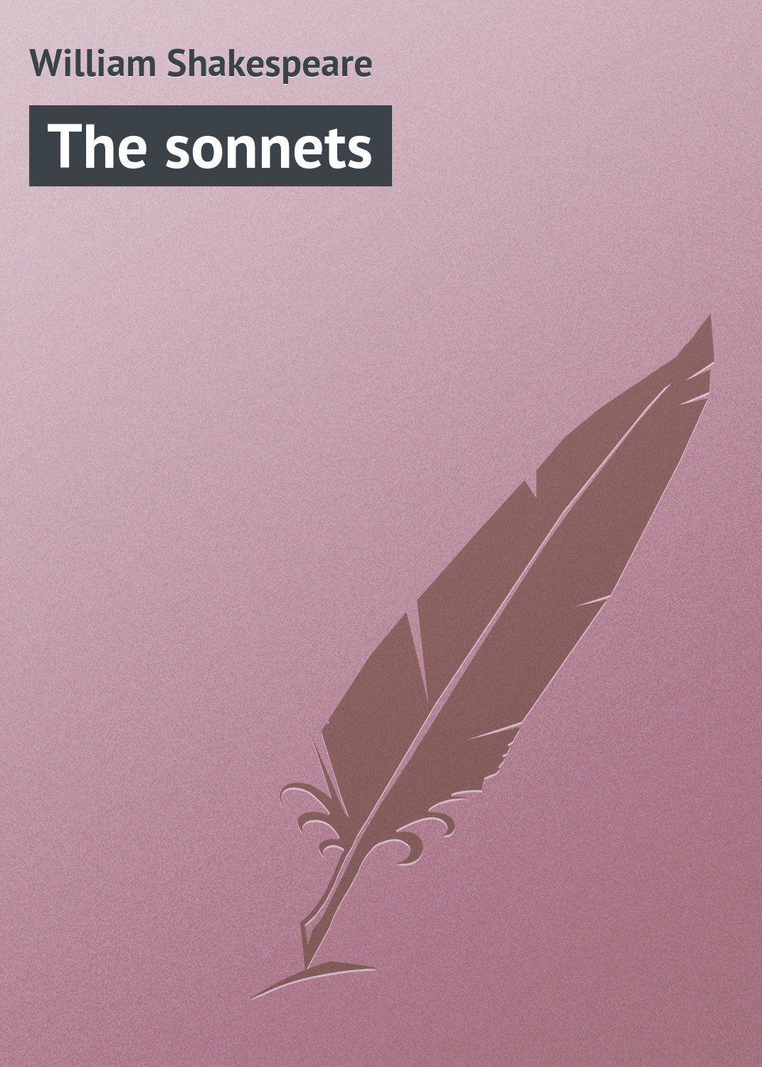 Обложка книги «The sonnets»