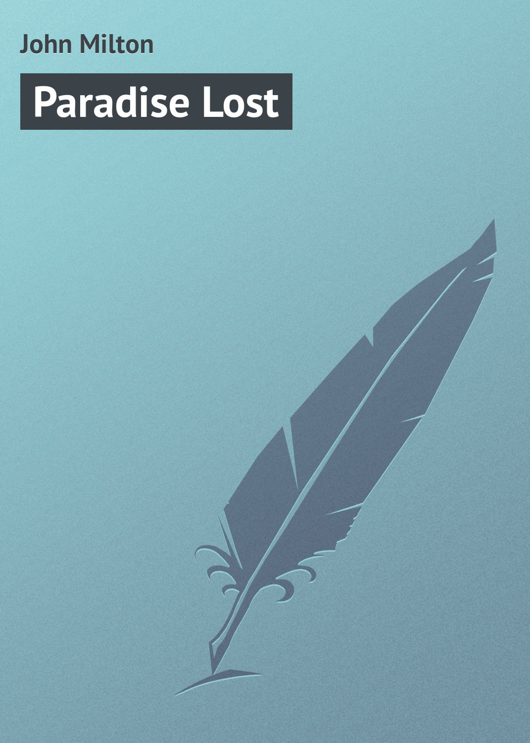 Обложка книги «Paradise Lost»