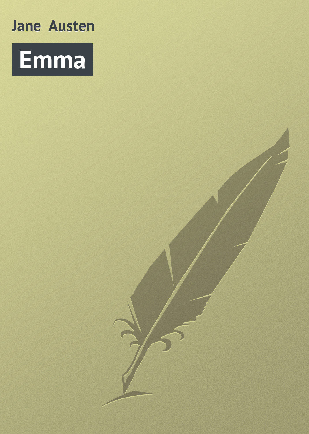 Обложка книги «Emma»