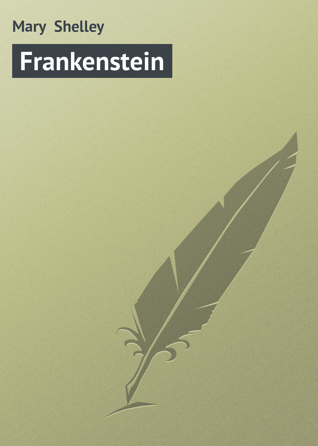 Обложка книги «Frankenstein»