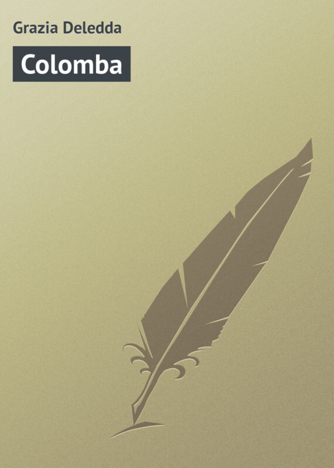 Обложка книги «Colomba»