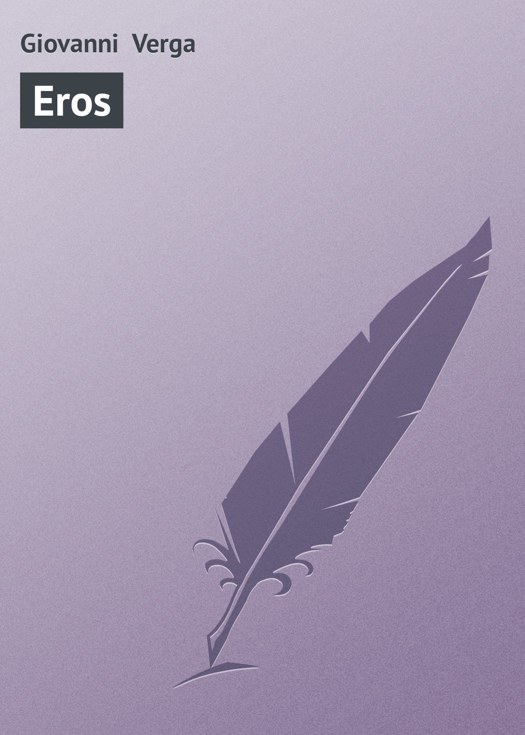 Обложка книги «Eros»