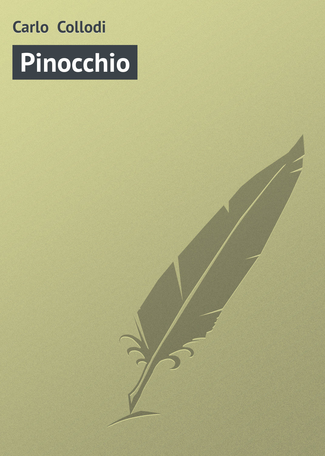 Обложка книги «Pinocchio»