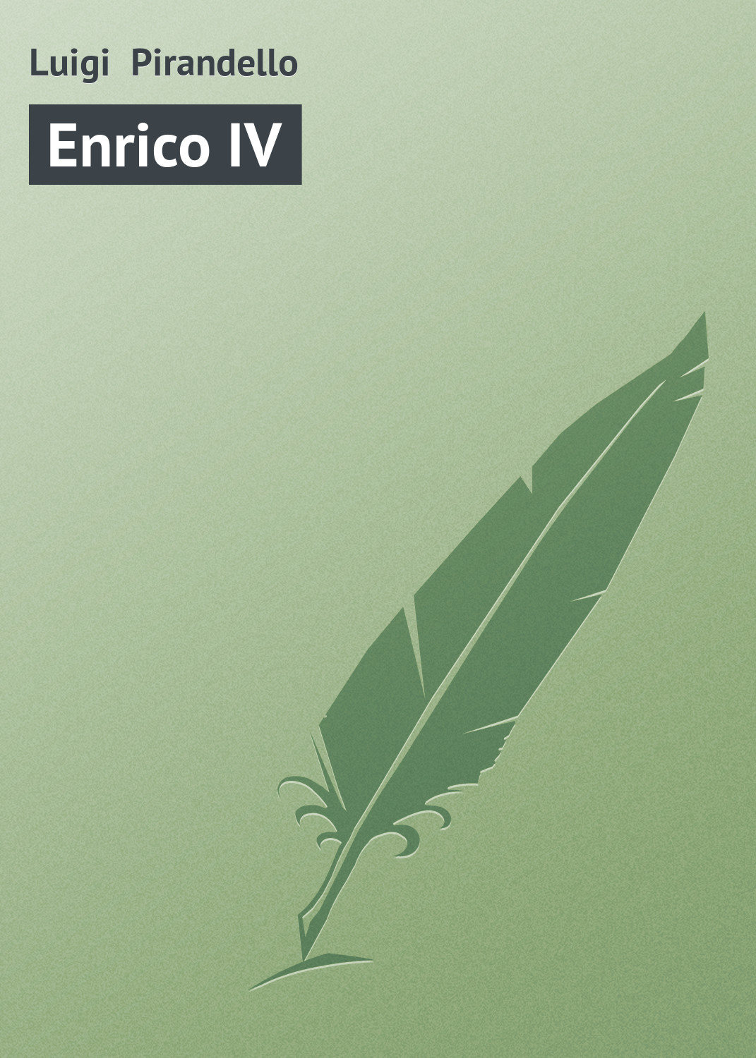 Обложка книги «Enrico IV»