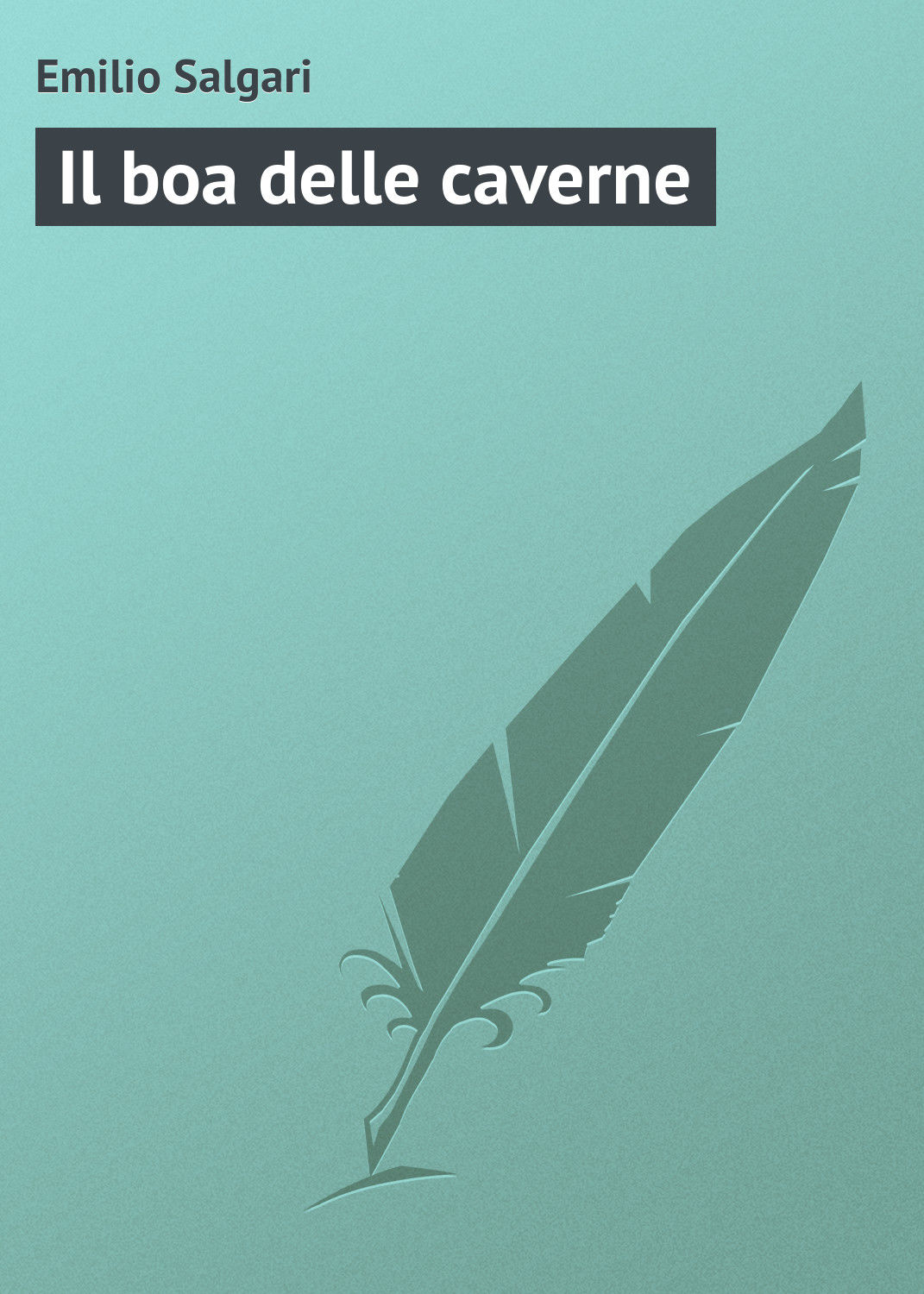 Обложка книги «Il boa delle caverne»