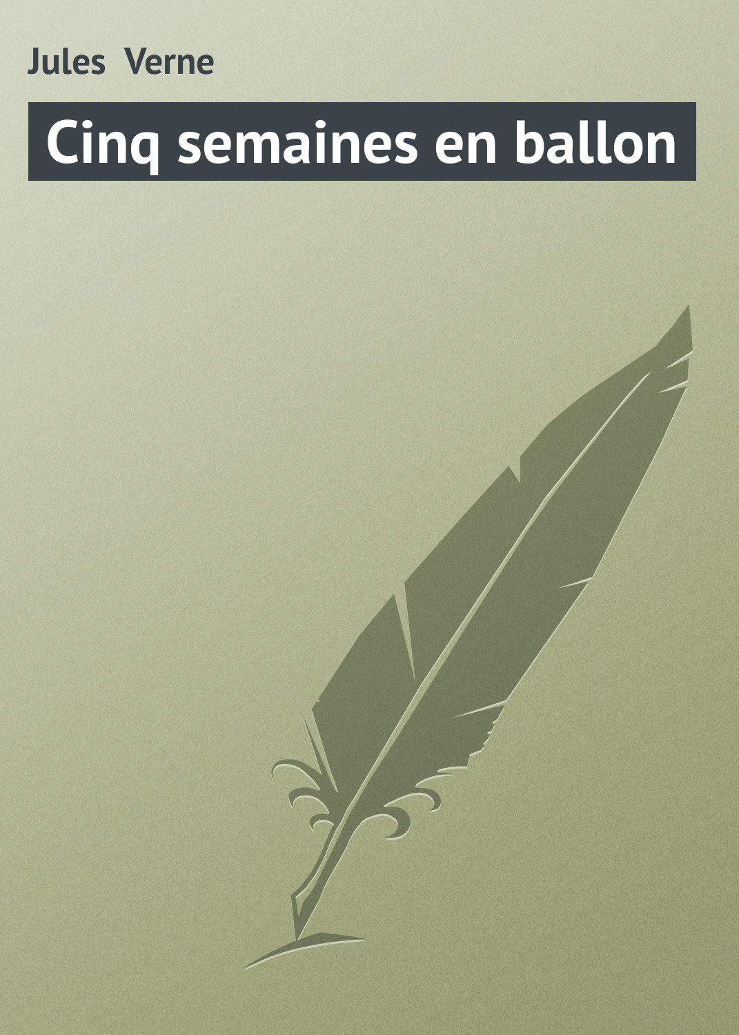 Обложка книги «Cinq semaines en ballon»