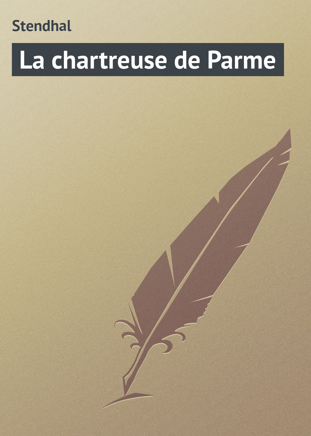 Обложка книги «La chartreuse de Parme»