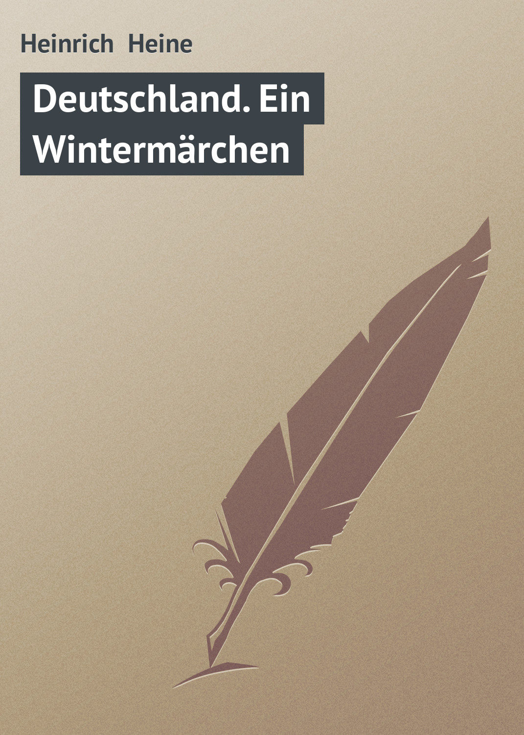 Обложка книги «Deutschland. Ein Wintermärchen»