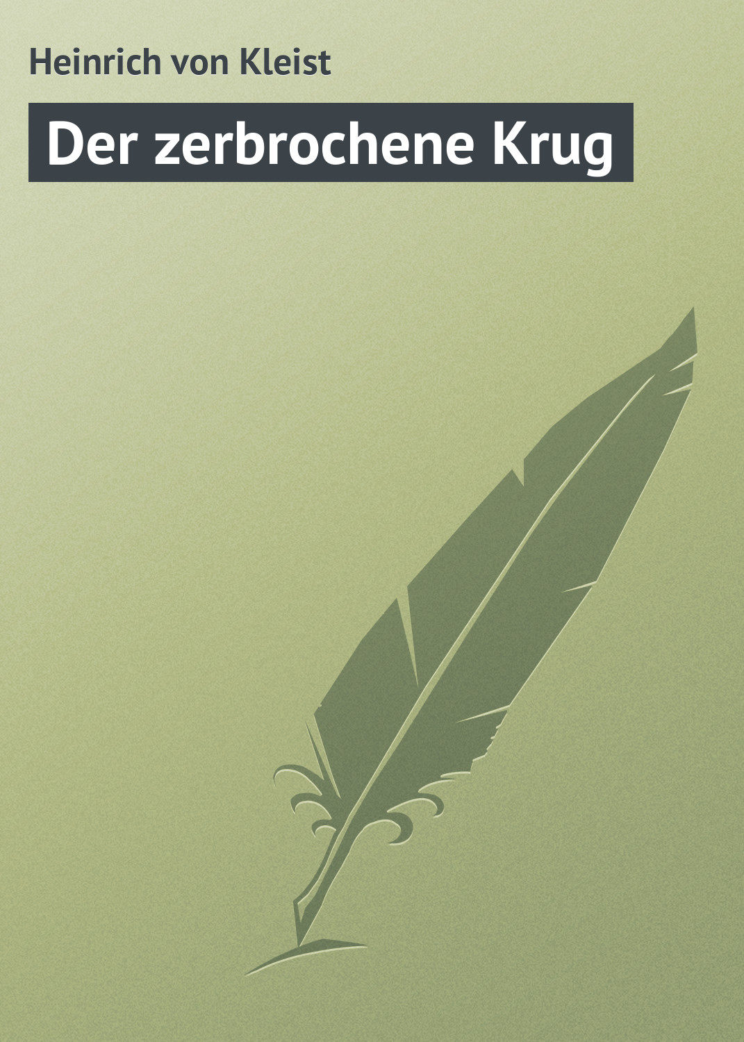 Обложка книги «Der zerbrochene Krug»