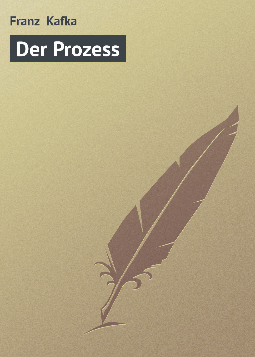 Обложка книги «Der Prozess»