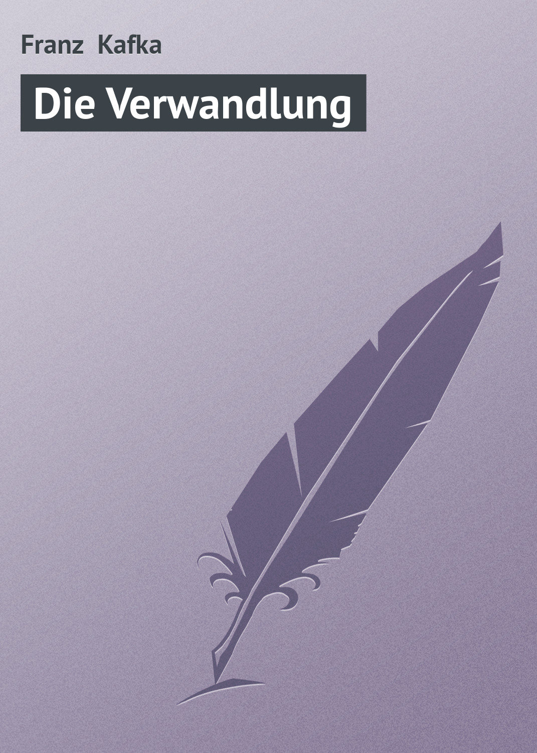 Обложка книги «Die Verwandlung»