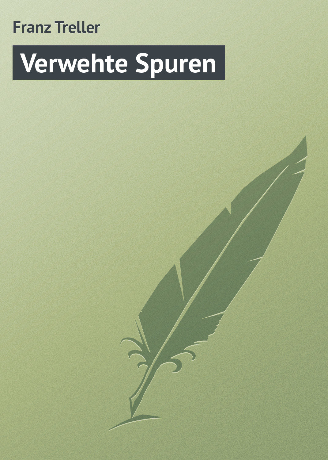 Обложка книги «Verwehte Spuren»