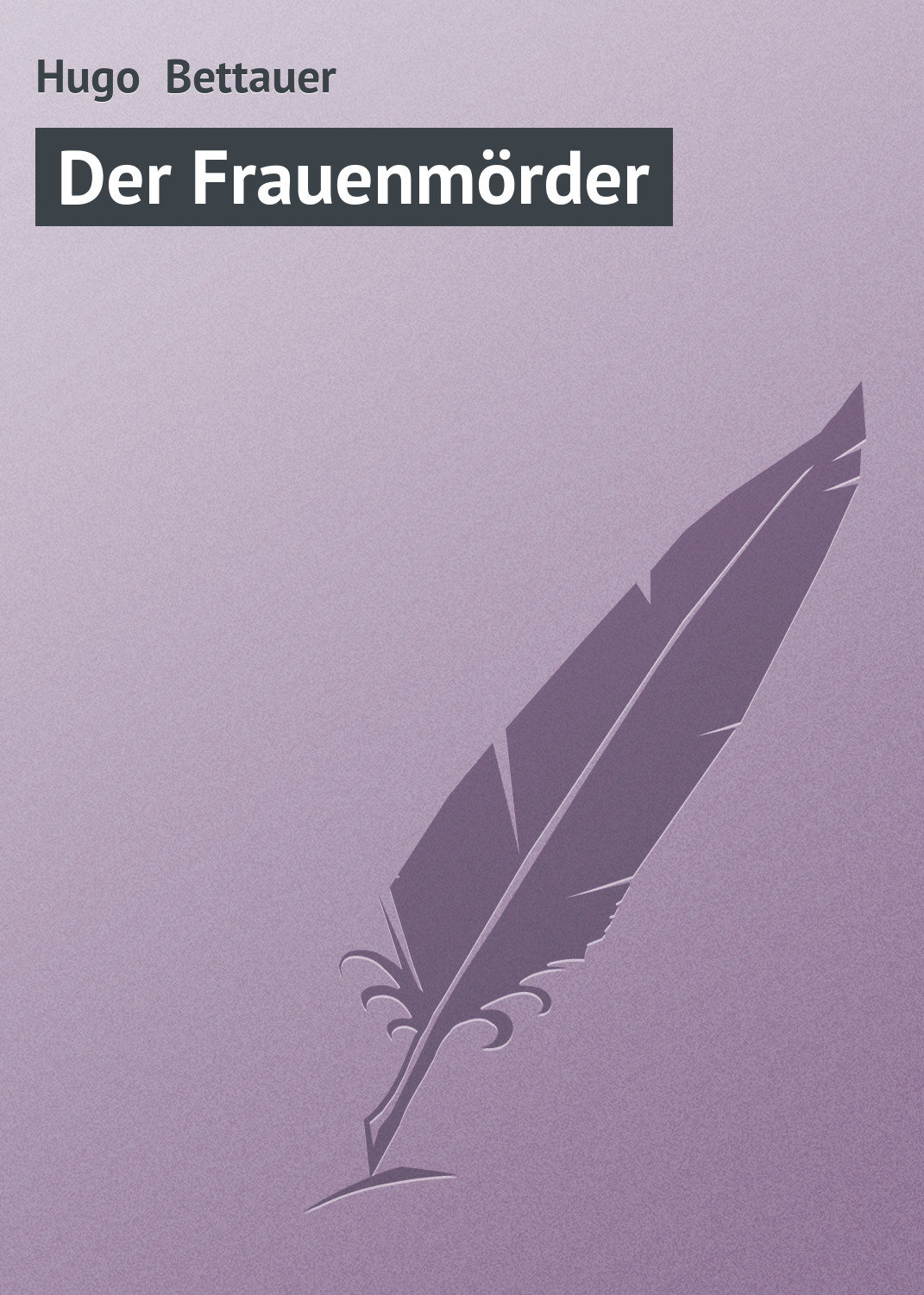 Обложка книги «Der Frauenmörder»