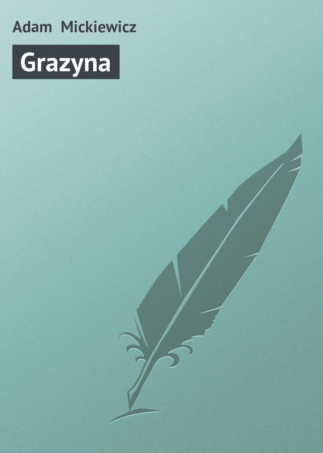 Обложка книги «Grazyna»