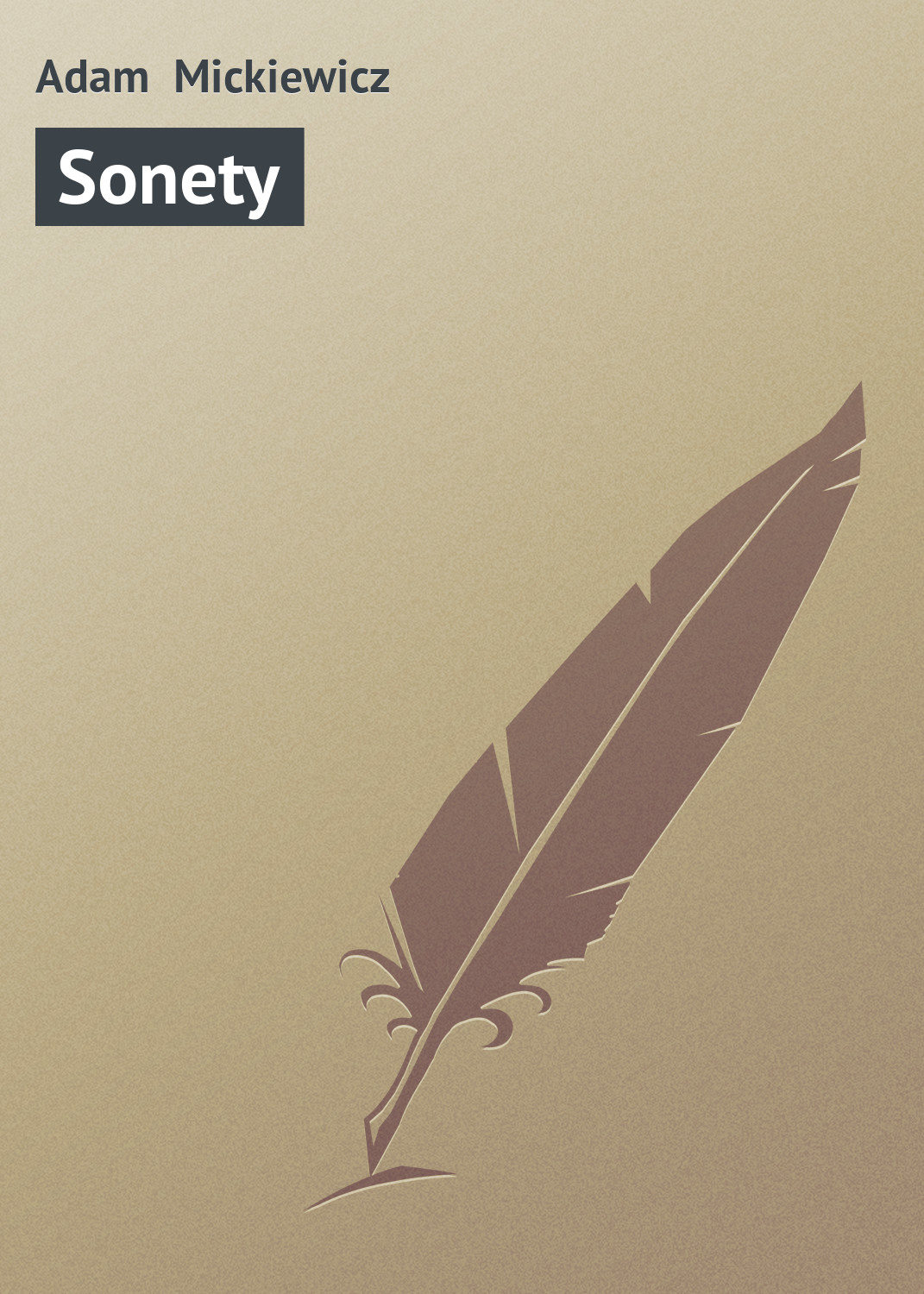 Обложка книги «Sonety»