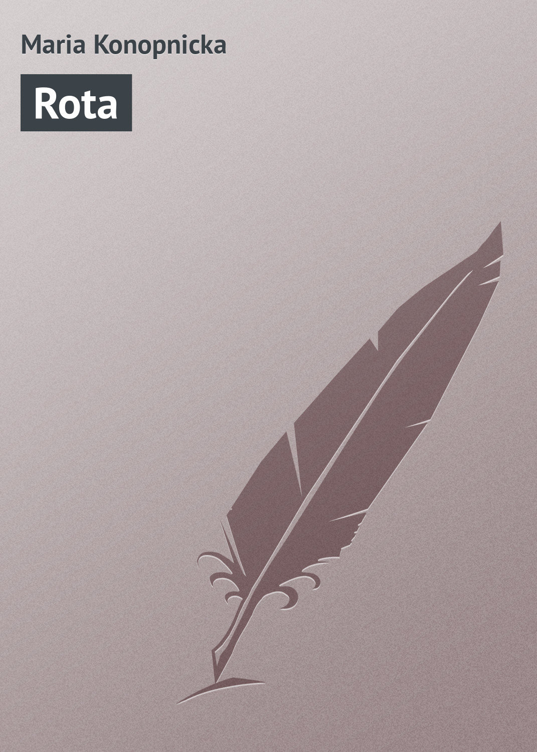 Обложка книги «Rota»