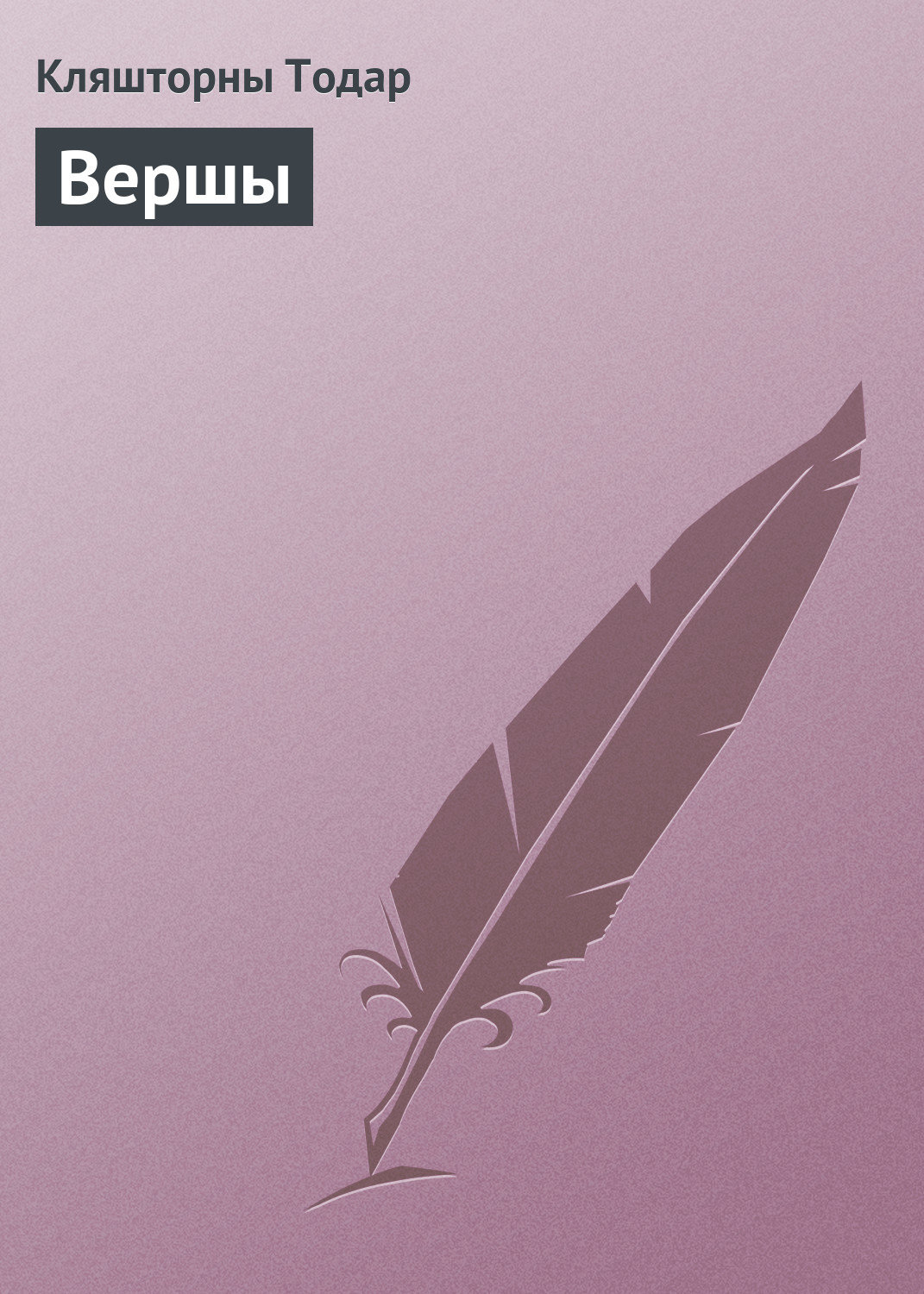 Обложка книги «Вершы»