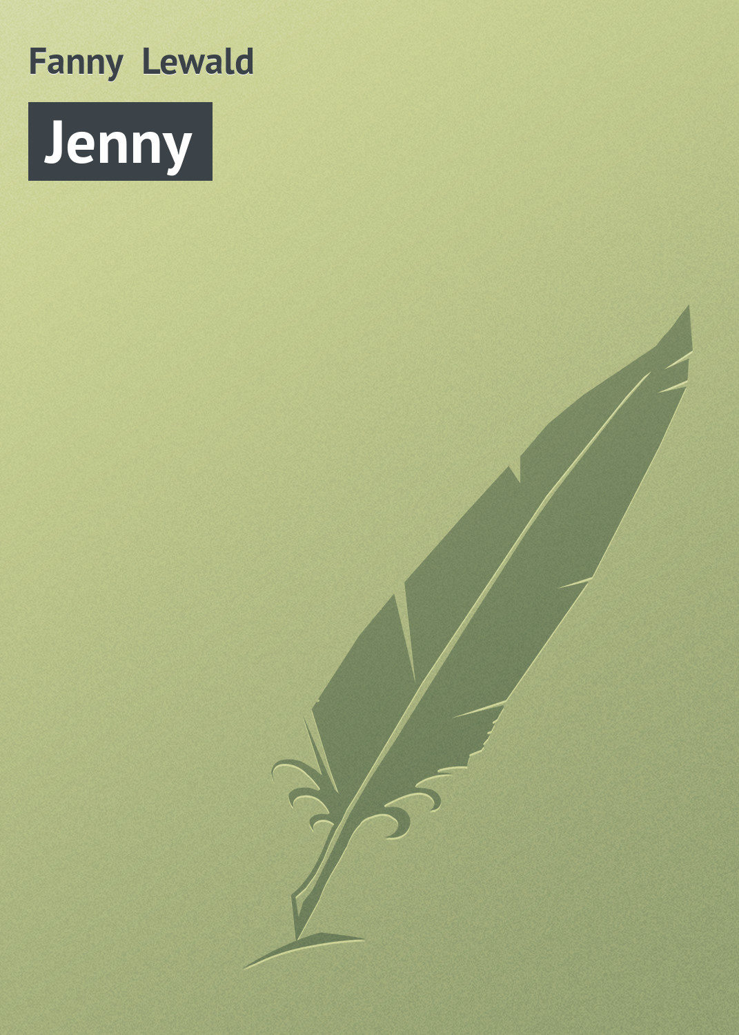 Обложка книги «Jenny»