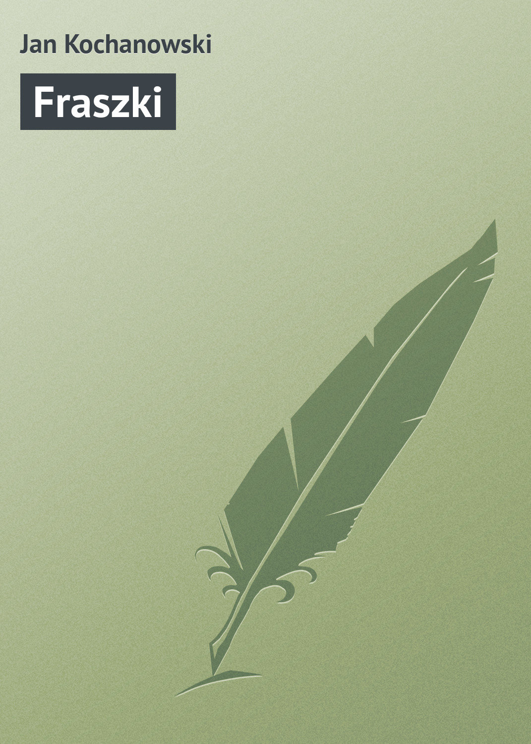 Обложка книги «Fraszki»