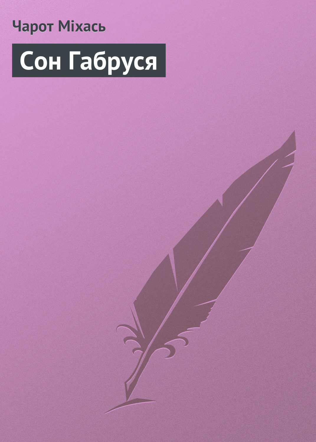 Обложка книги «Сон Габруся»