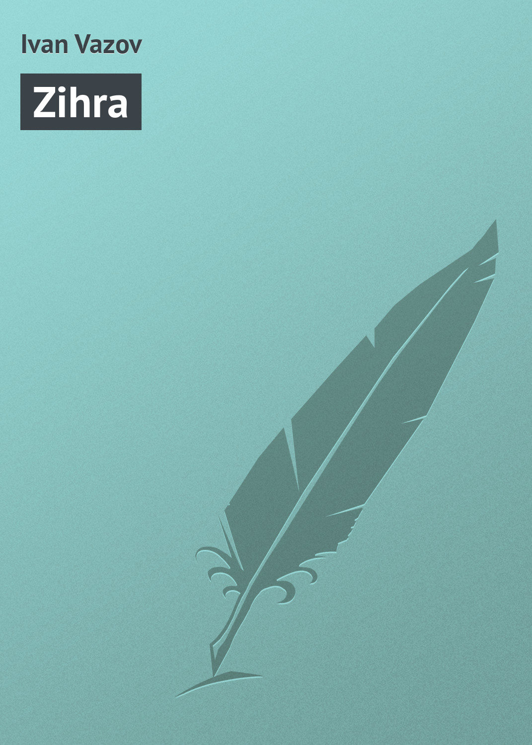 Обложка книги «Zihra»