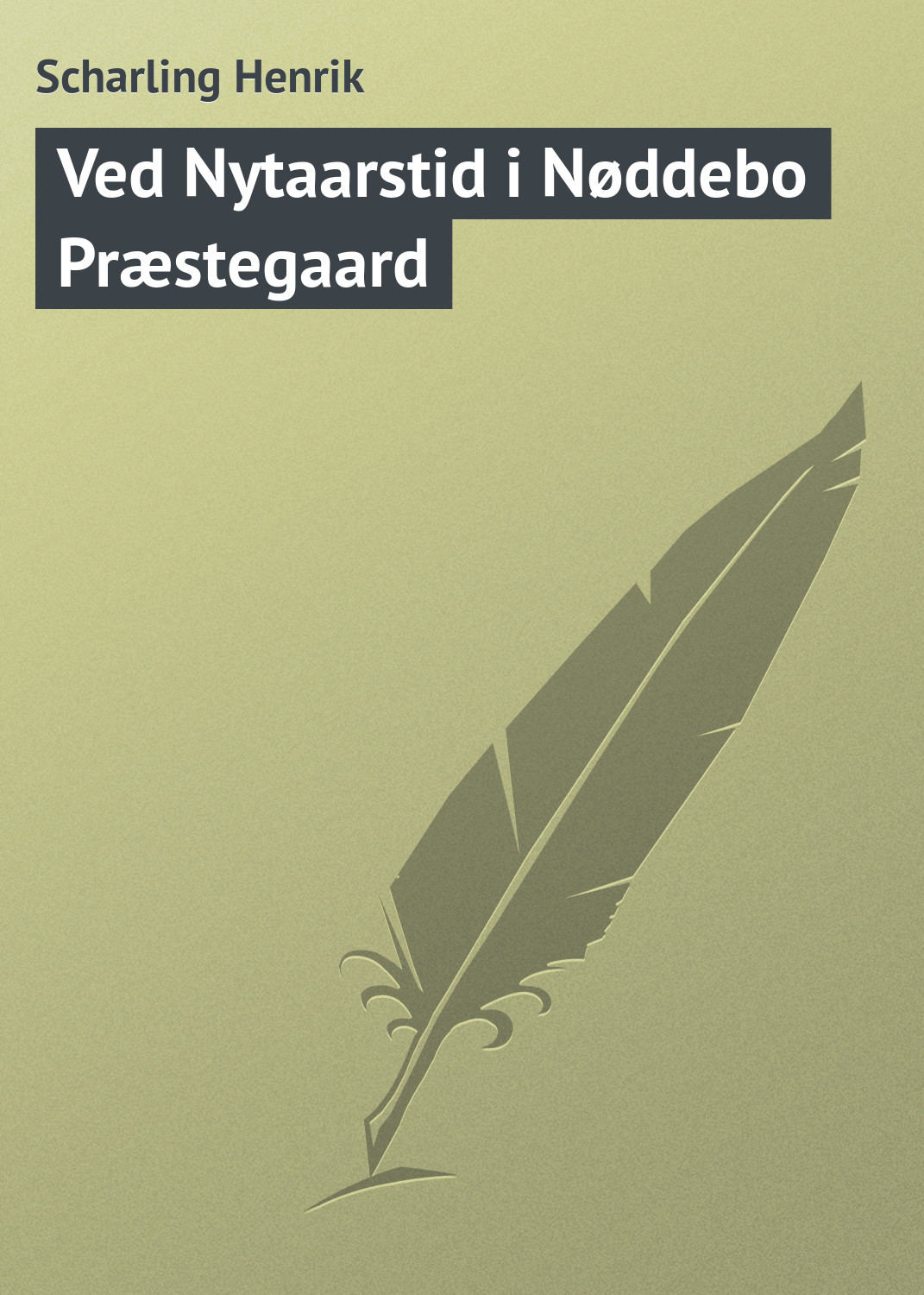 Обложка книги «Ved Nytaarstid i Nøddebo Præstegaard»