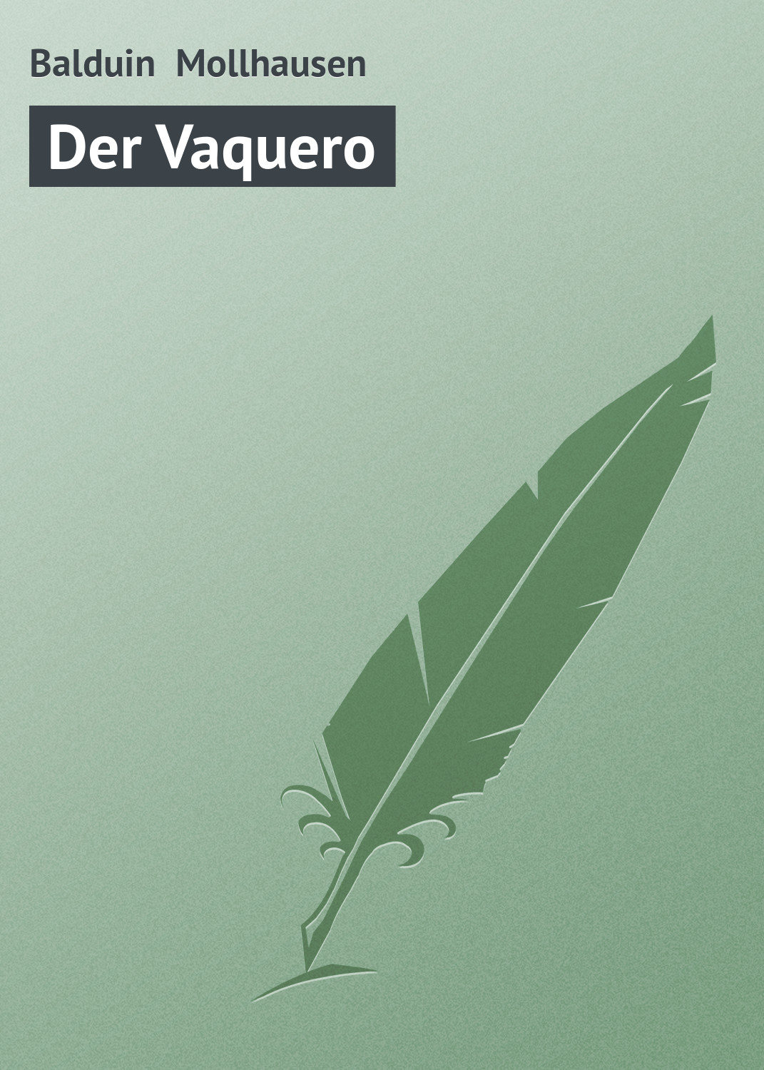 Обложка книги «Der Vaquero»