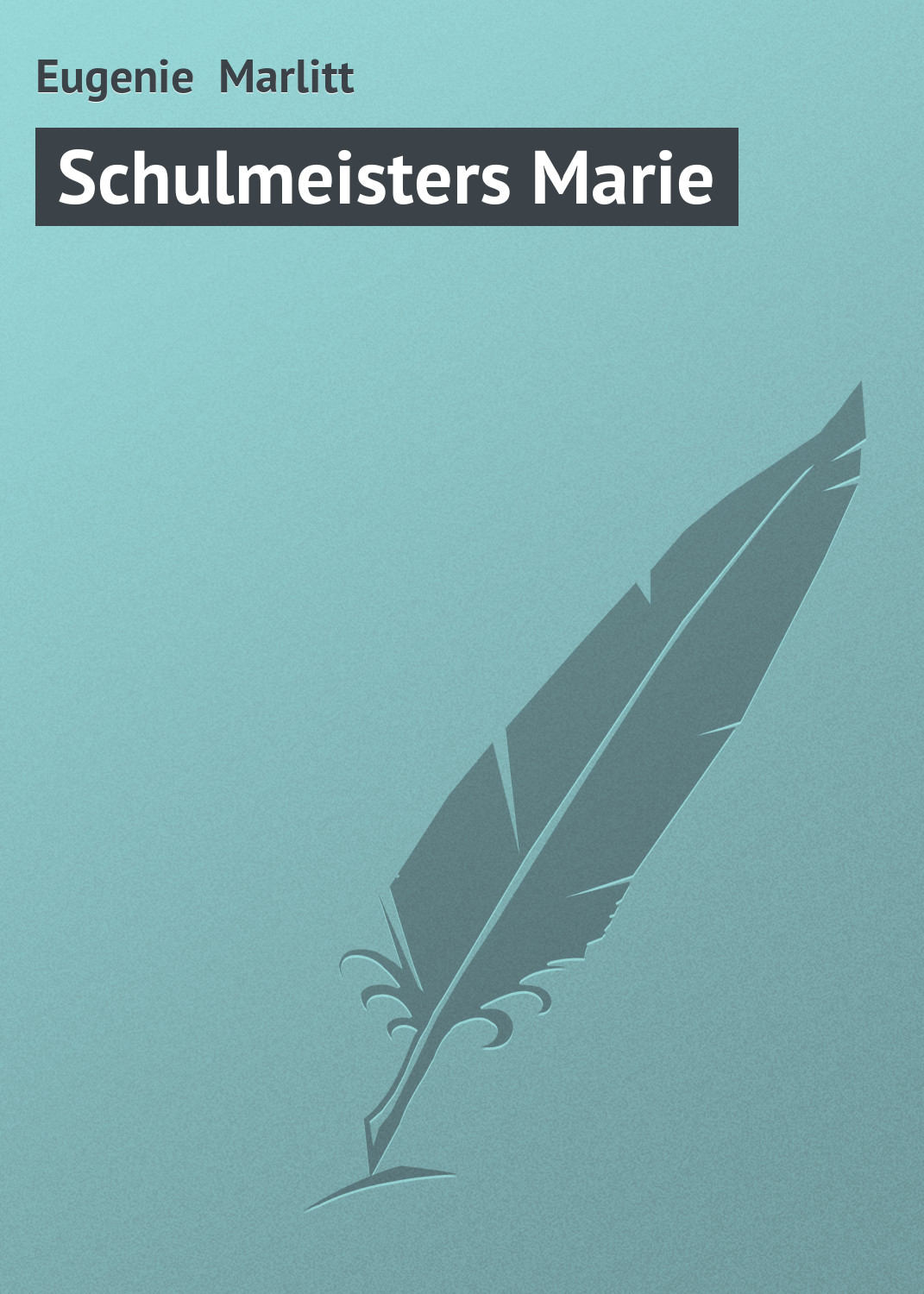 Обложка книги «Schulmeisters Marie»