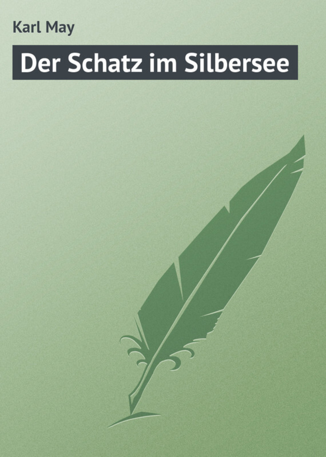 Обложка книги «Der Schatz im Silbersee»