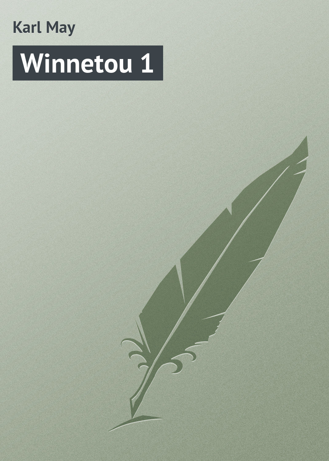 Обложка книги «Winnetou 1»