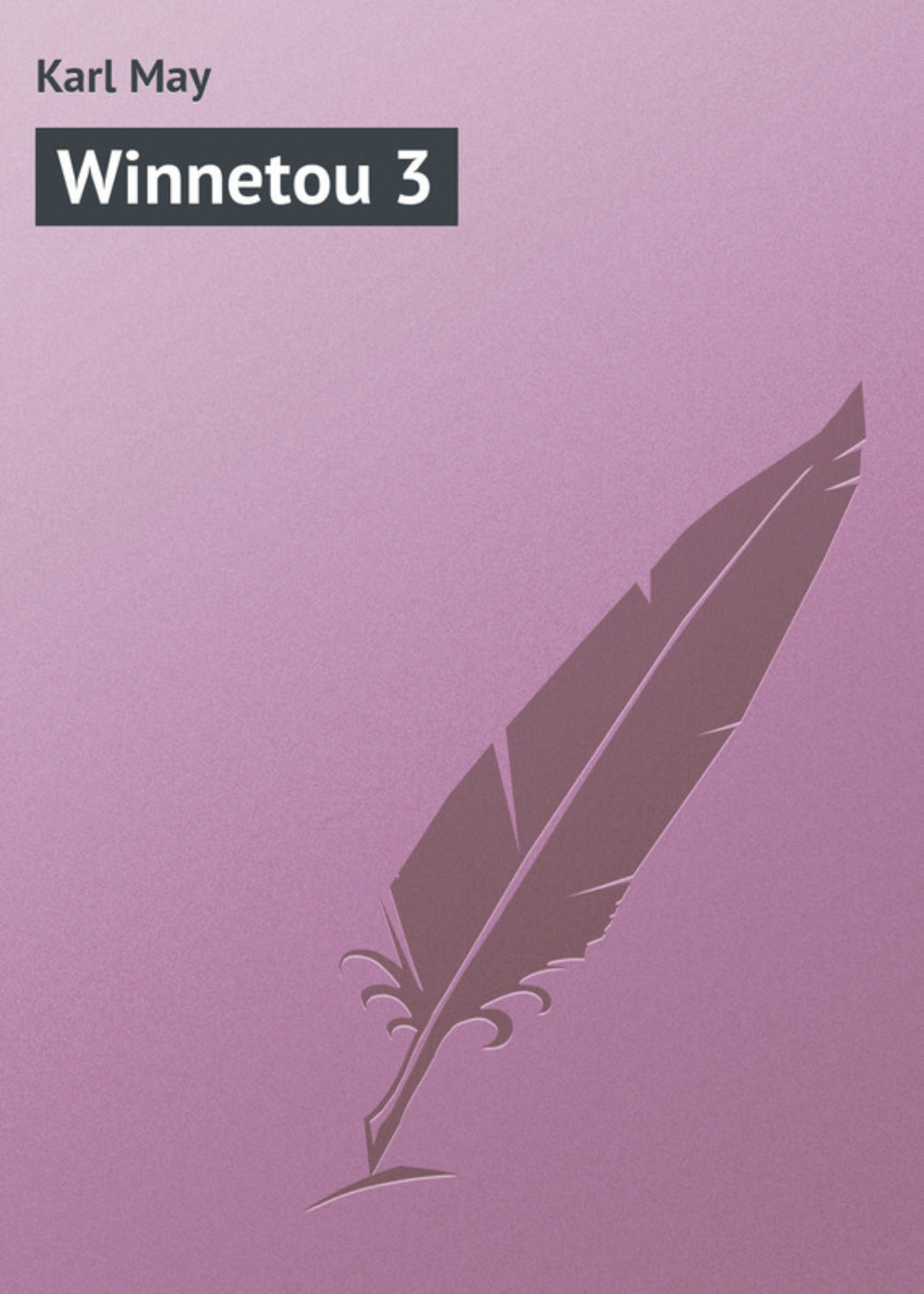 Обложка книги «Winnetou 3»