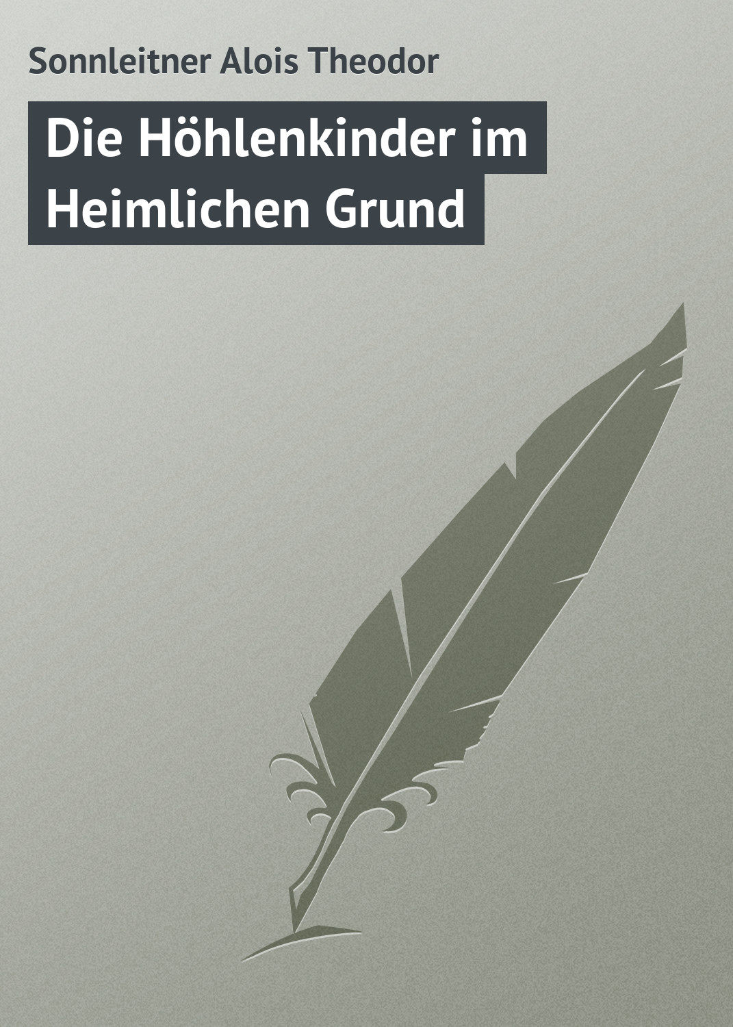 Обложка книги «Die Höhlenkinder im Heimlichen Grund»