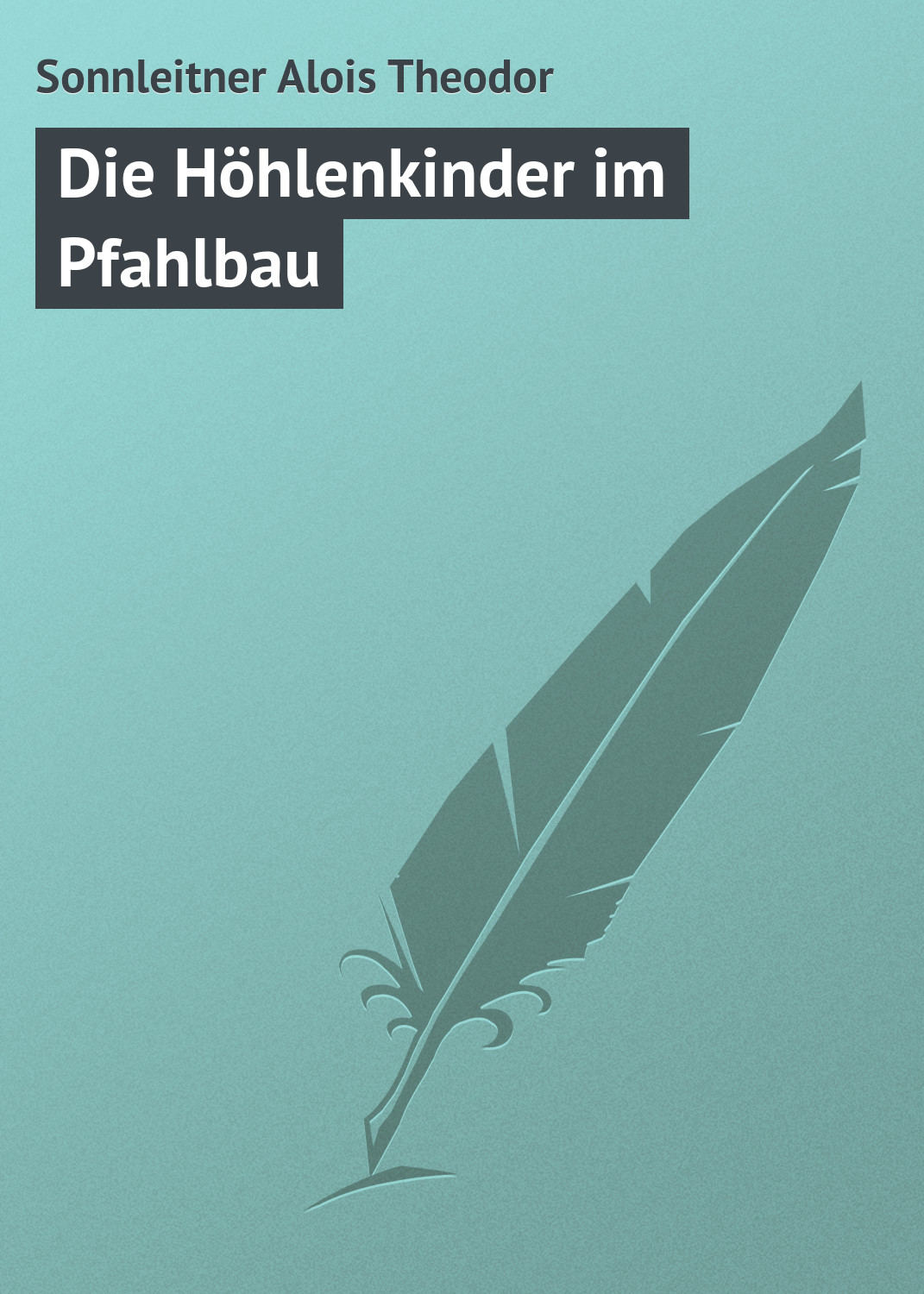 Обложка книги «Die Höhlenkinder im Pfahlbau»