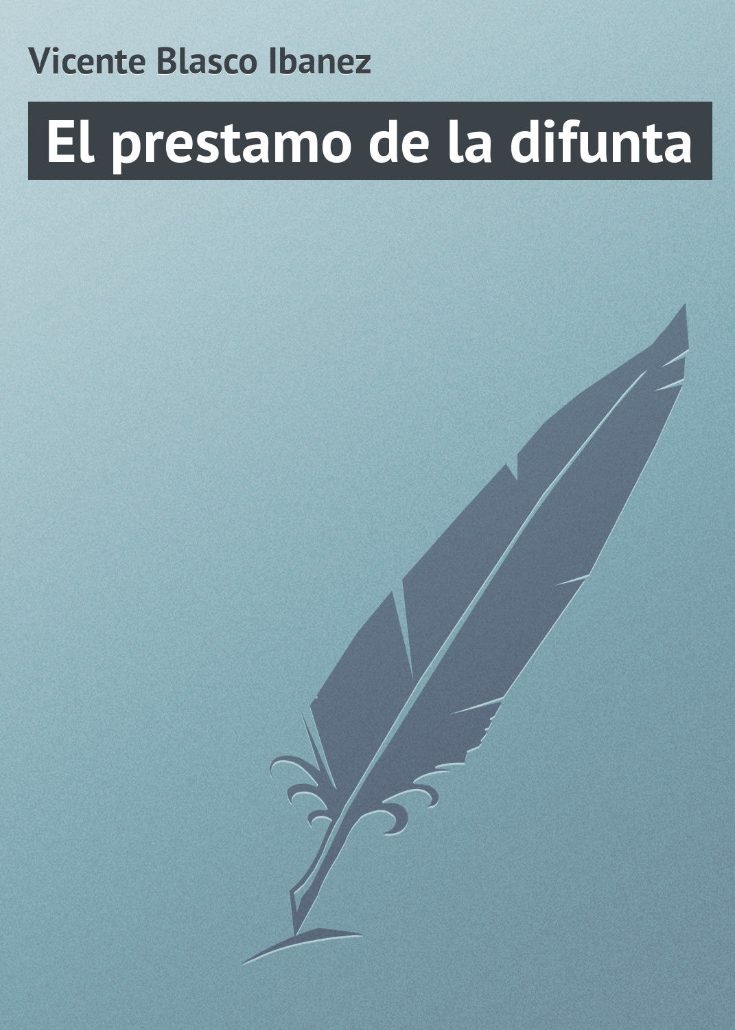 Обложка книги «El prestamo de la difunta»