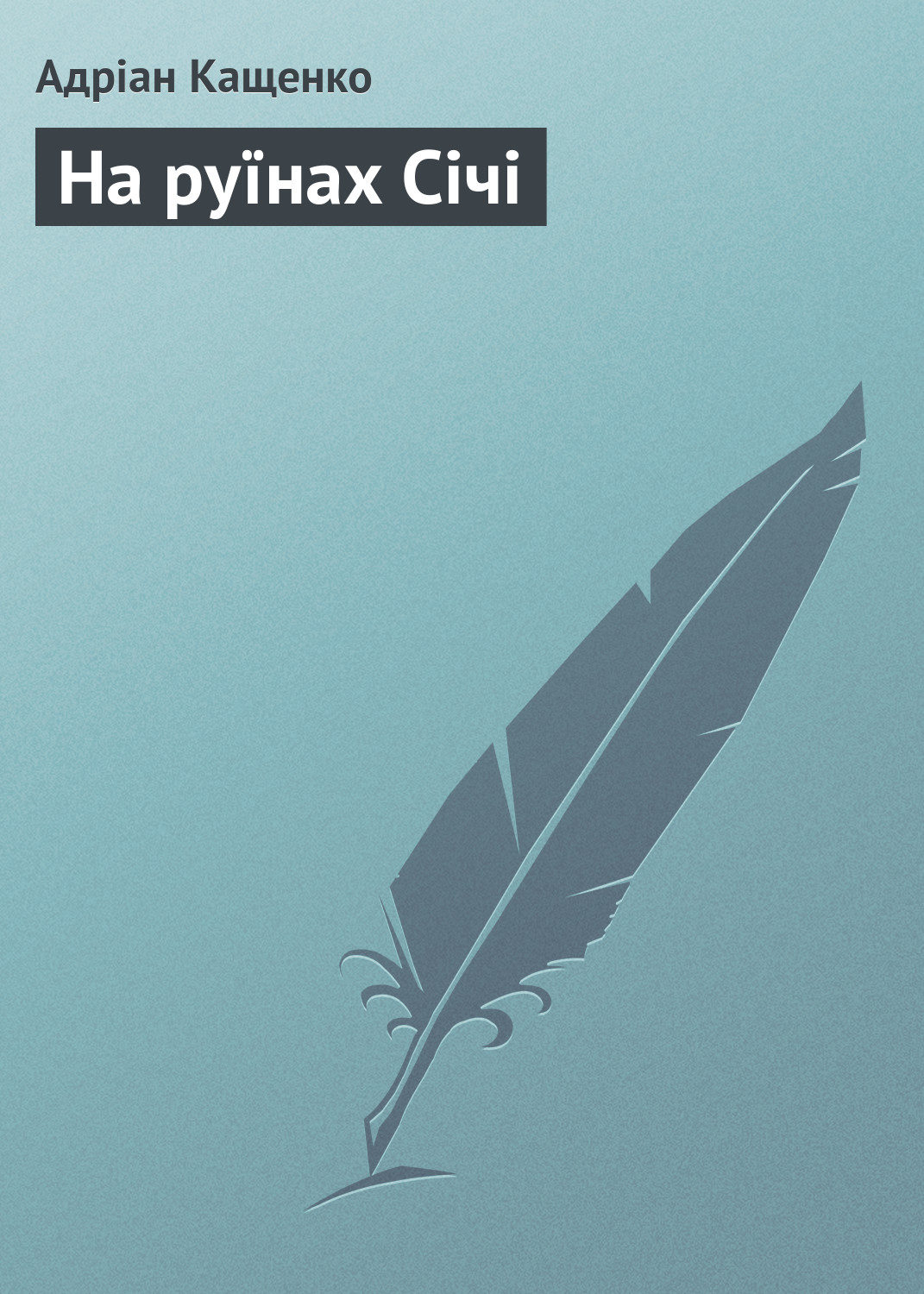 Обложка книги «На руїнах Січі»