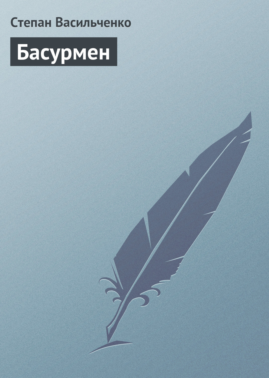 Обложка книги «Басурмен»