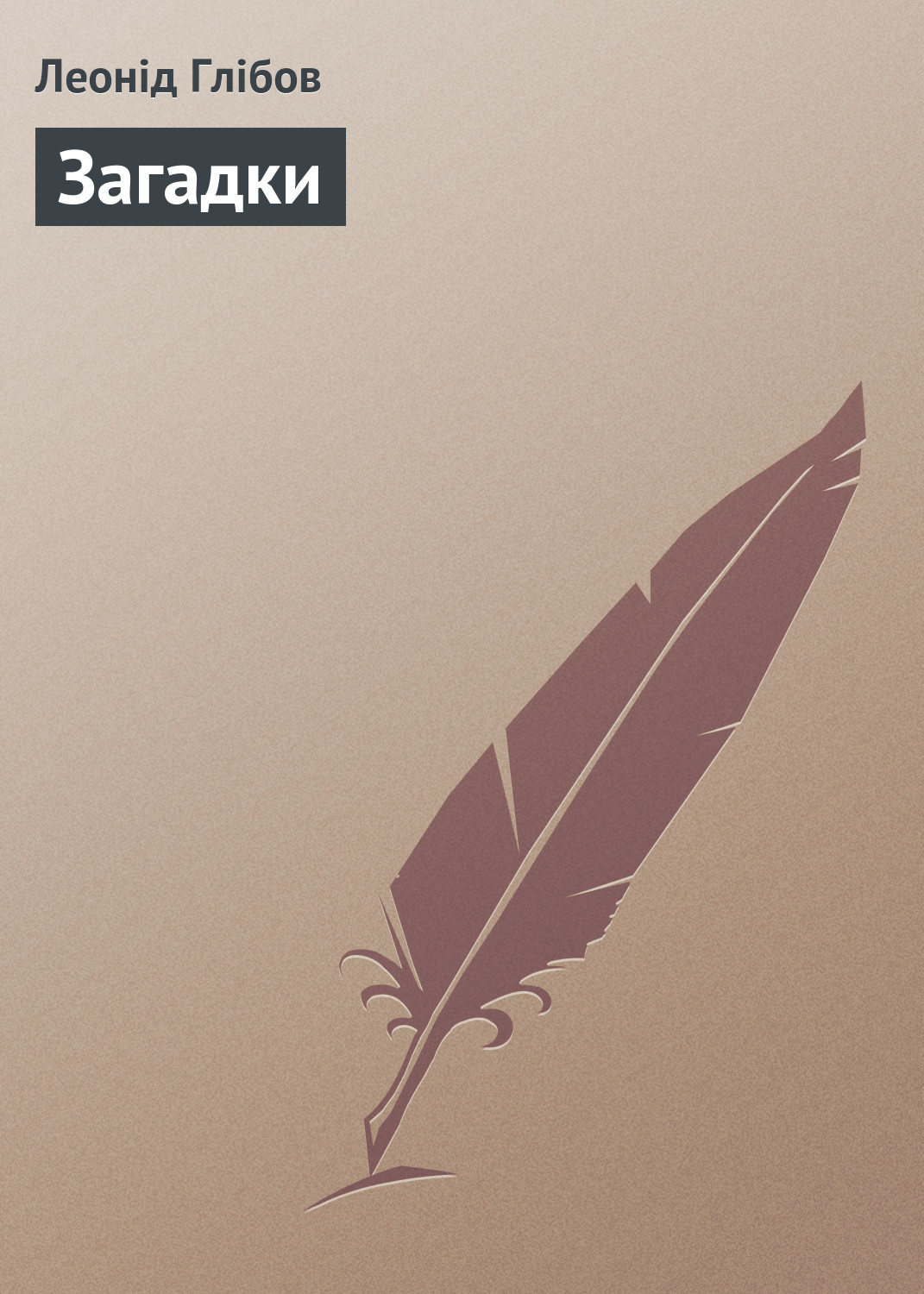 Обложка книги «Загадки»
