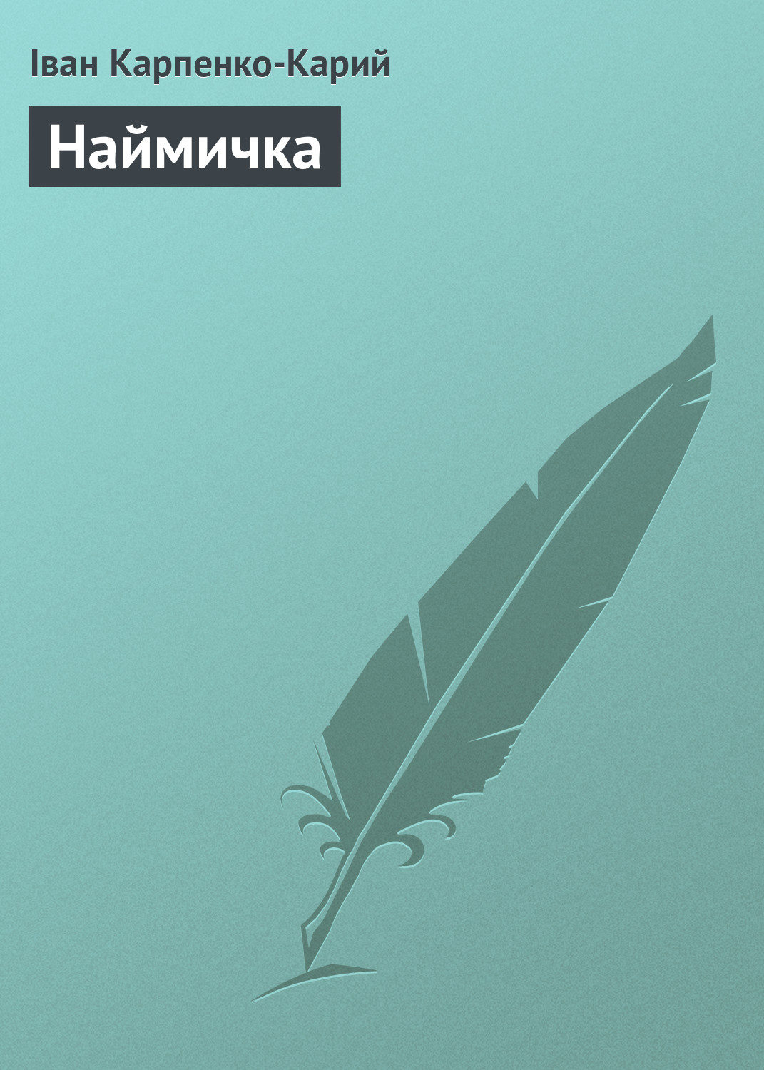 Обложка книги «Наймичка»