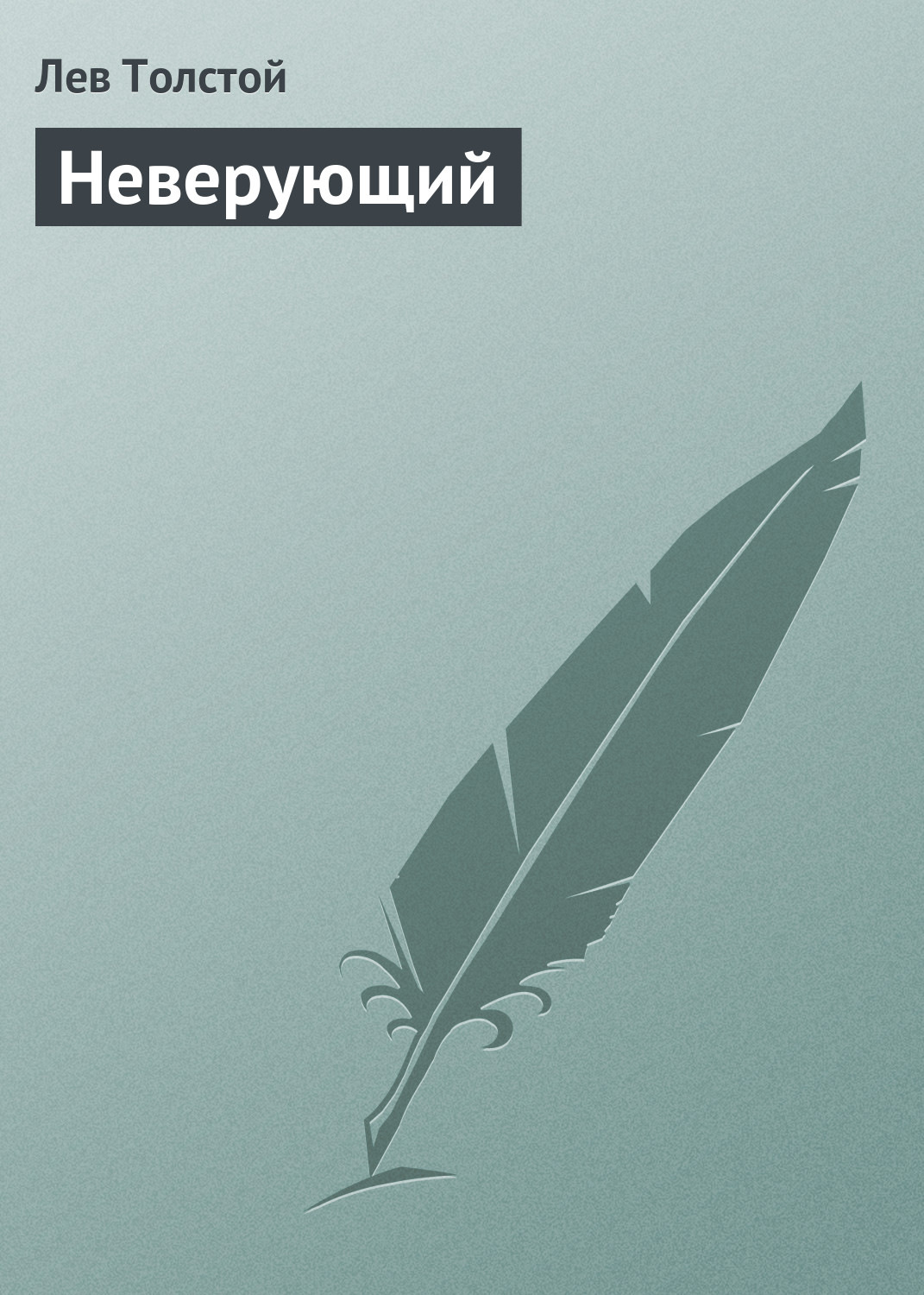 Обложка книги «Неверующий»