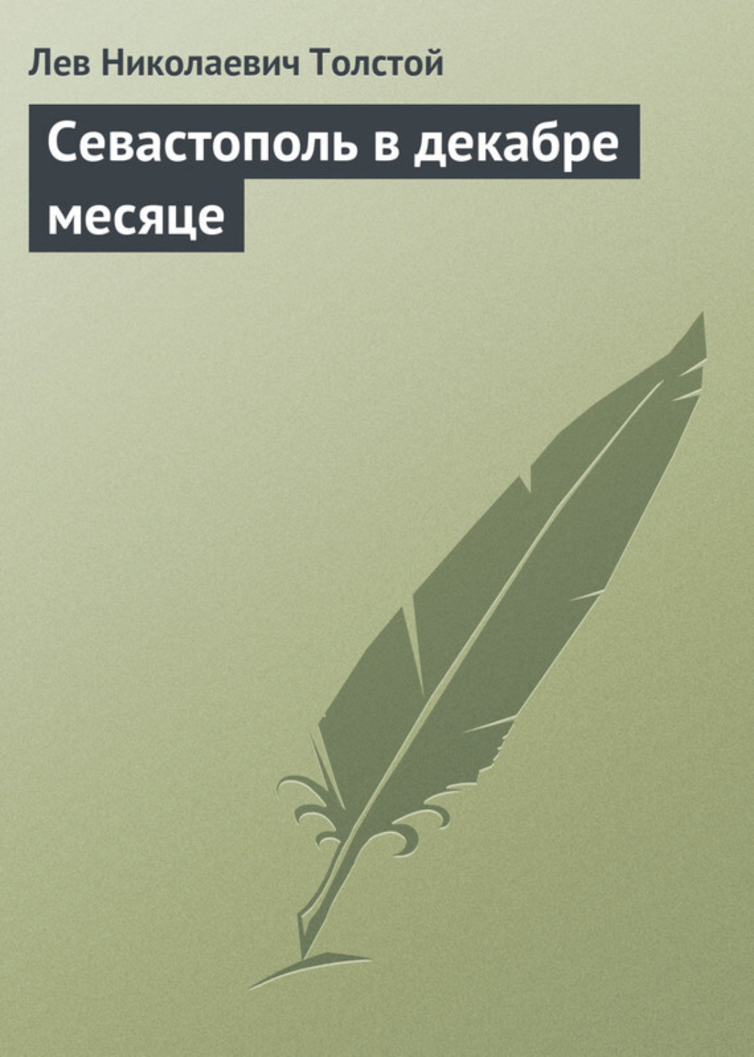 Обложка книги «Севастополь в декабре месяце»