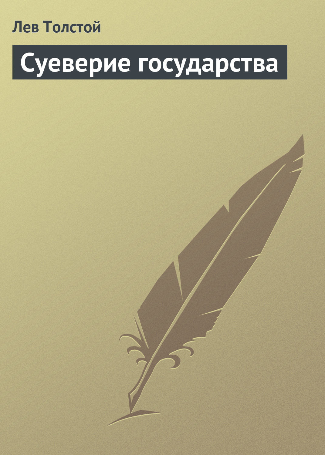 Обложка книги «Суеверие государства»